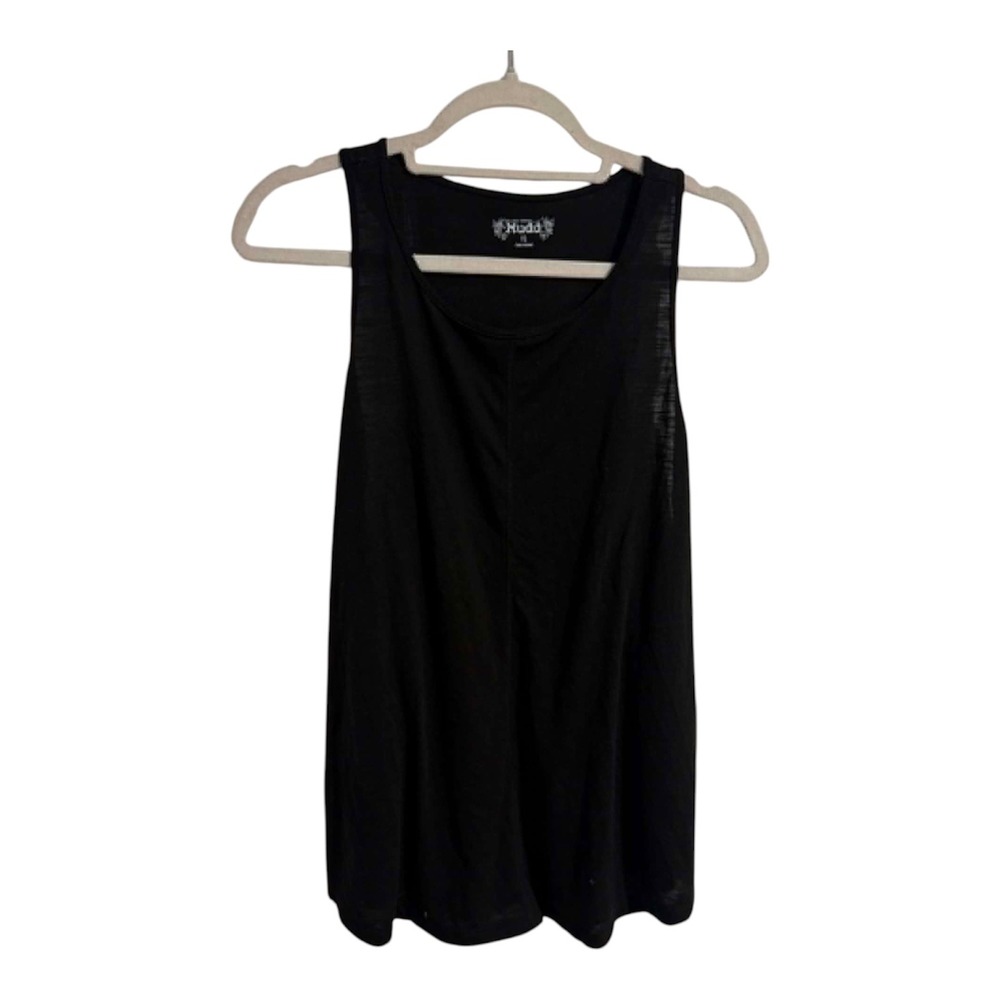 Mudd Womens XL Black Racerback Tank Top Scoop Neck Sleeveless Basic Tee